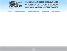 Tablet Screenshot of lasinhionta.fi